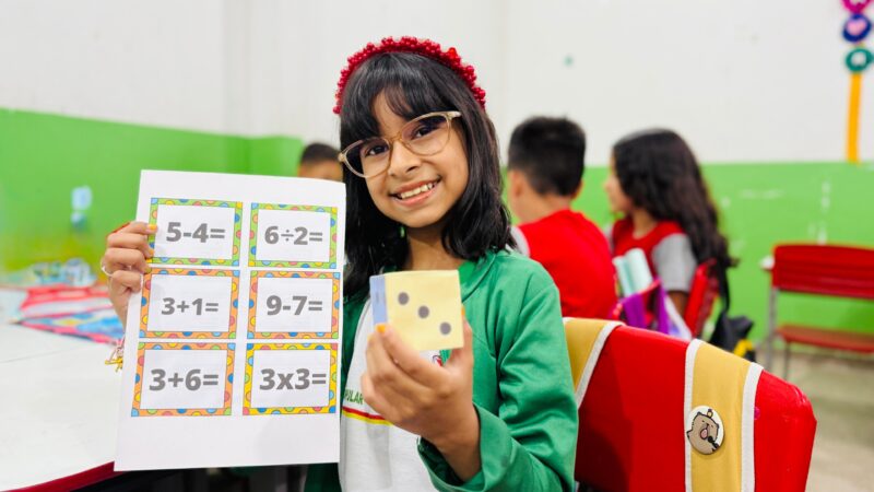 Projeto "Brincando com a Matemática" transforma o aprendizado dos alunos do 4º ano da Escola Esforço Popular