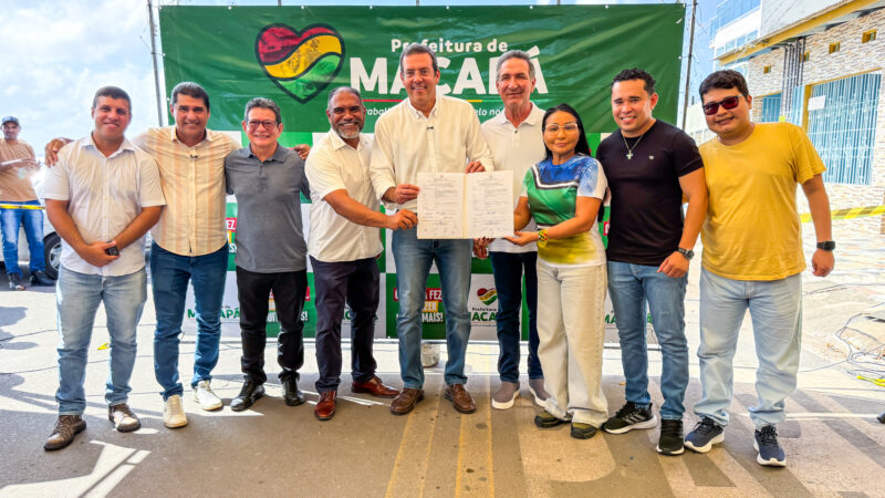 Prefeitura de Macapá assina ordem de serviço para recapeamento de sete vias no bairro Perpétuo Socorro