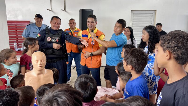 Crianças de Projeto Social visitam Comando da Guarda Civil Municipal de Macapá e vivenciam dia de aprendizado