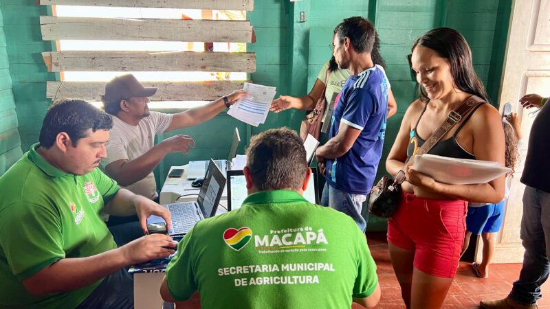 Prefeitura de Macapá leva serviços de apoio à agricultura familiar para a comunidade ribeirinha do Ipixuna Miranda