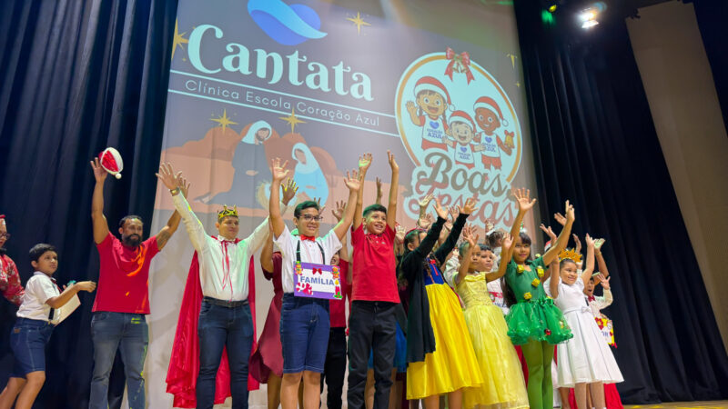 Cantata Natalina emociona famílias e destaca o trabalho das Clínicas-Escola Coração Azul em Macapá