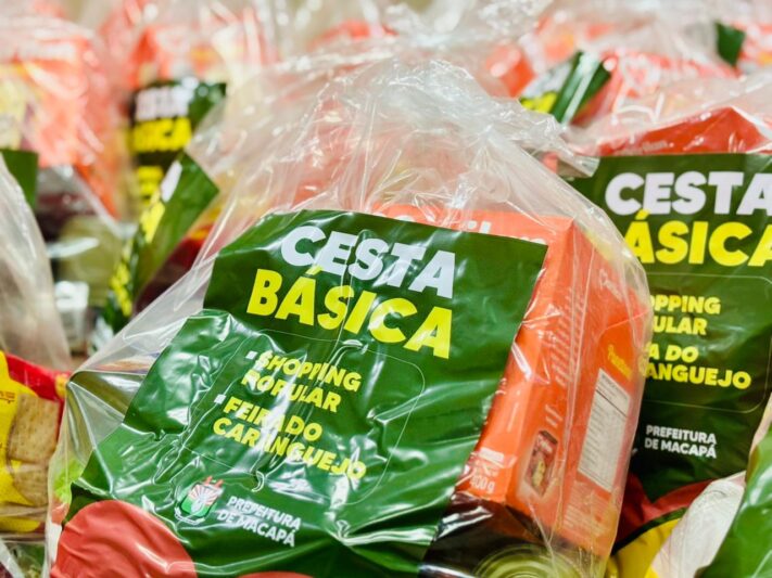 Prefeitura de Macapá entrega 200 cestas básicas a empreendedores afetados pela interdição do Shopping Popular