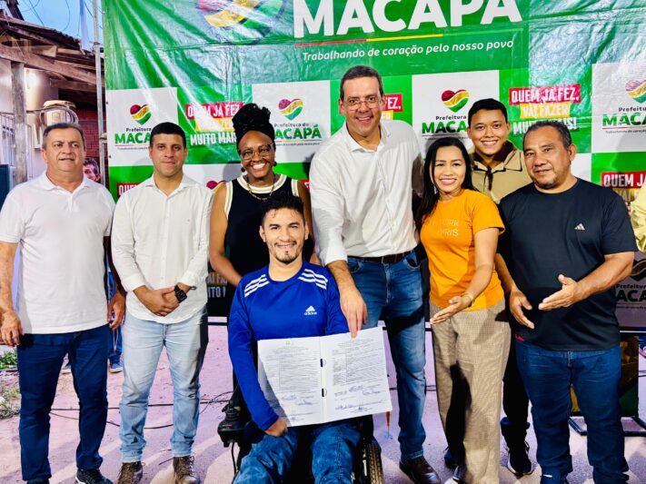 Prefeitura de Macapá assina ordem de serviço para pavimentação de cinco vias no bairro Cidade Nova