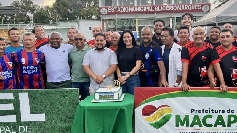 Macapá celebra 76 anos do Glicerão com festa, memória e futebol no coração da cidade