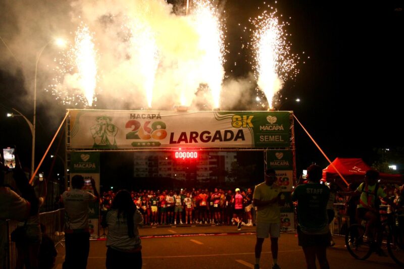 Com mais de 10 mil participantes, corrida dos 268 anos de Macapá se consolida como o maior evento esportivo de rua realizado no estado