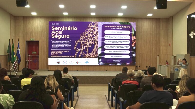 Parceria entre Prefeitura de Macapá, Governo do Estado e Sebrae fortalece segurança na produção do açaí na capital