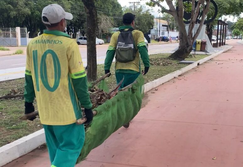 Parque Linear na Zona Norte de Macapá recebe serviço de limpeza e conservação