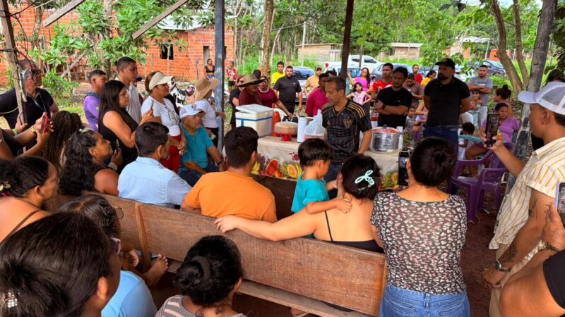 Prefeito Pedro DaLua realiza escuta ativa com moradores do Loteamento Amazonas e reforça compromisso com o acesso democrático aos serviços básicos