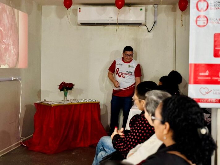 Maio Vermelho reforça a importância da prevenção e do diagnóstico precoce do câncer de boca em Macapá