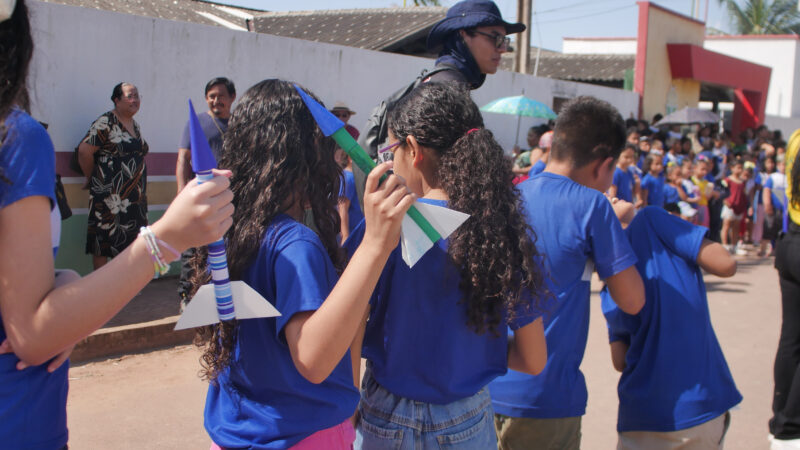 Prefeitura de Macapá apoia primeira atividade de foguetes em escola da rede municipal
